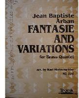 Picture of Sheet music  for 2 trumpets, french horn, trombone and tuba by Jean-Baptiste Arban. Sheet music for brass quintet by Dennis Armitage