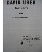 Picture of Sheet music for 2 trumpets, french horn and tenor trombone by David Uber