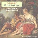 Picture of CD of Songs by Handel, performed by Emma Kirkby, soprano, Charles Daniels, baritone, directed at the harpsichord by Paul Nicholson