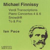 Picture of CD of piano music by Michael Finnissy including the Verdi Transcriptions and Piano Concertos 4 and 6 performed by Ian Pace