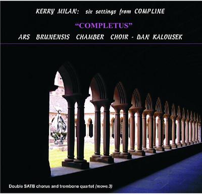 Picture of CD of music for Chamber Choir by Kerry Milan, performed by the Ars Brunensis Chamber Choir of Brno, conducted by Dan Kalousek.
