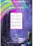 Picture of Score of Piano Sonata no 1 by David Golightly (includes premiere recording)