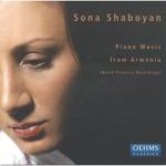 Picture of CD of piano music by Armenian composers, performed by Sona Shaboyan