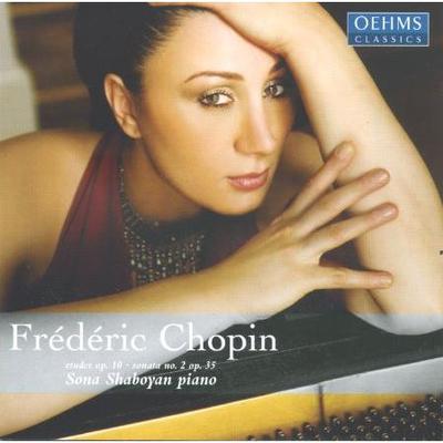 Picture of CD of Chopin piano music performed by Sona Shaboyan