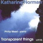 Picture of CD of music for piano, tape and electronics by Katharine Norman with Philip Mead (piano)