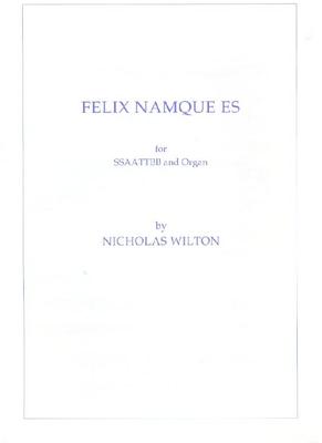 Picture of Sheet music for SSAATTBB and Organ by Nicholas Wilton