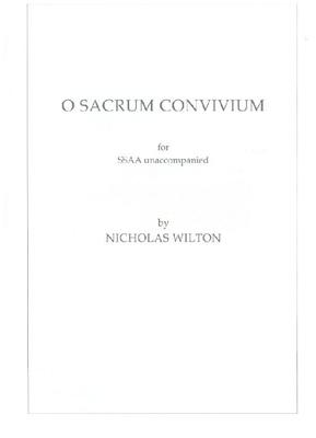 Picture of Sheet music  for chapel choir. Sheet music for SSAA unaccompanied by Nicholas Wilton