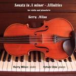 Picture of Sonata in A minor in four movements for violin and piano Artist: Kerry Milan and Itzhak Oda