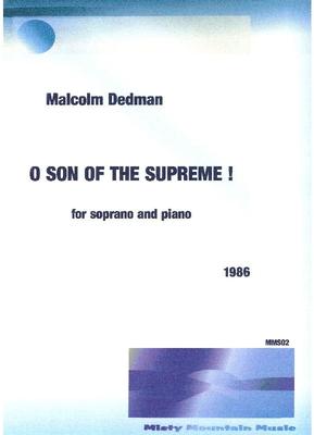 Picture of Sheet music  by Malcolm Dedman. A 4 minute song for soprano and piano.