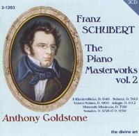 Picture of Second CD of piano music by Franz Schubert, performed by Anthony Goldstone - 2 CD set