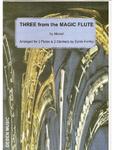 Picture of Sheet music  by Wolfgang Amadeus Mozart. Three arias from the Magice Flute by Mozart arranged for 2 flutes & 2 clarinets by Sylvia Fairley. 