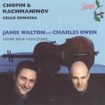 Picture of CD of 'cello sonatas by Chopin and Rachmaninov performed by Jamie Walton and Charles Owen