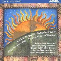 Picture of CD of four orchestral and choral works by David Bedford performed by the BBC Symphony Orchestra, Crouch End Festival Chorus and Piers Adams - recorders