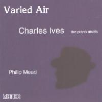 Picture of CD of the piano music of Charles Ives performed by Philip Mead