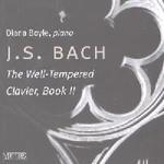Picture of CD of keyboard music by J S Bach performed by Diana Boyle