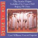 Picture of CD of popular organ music, performed by Carol Williams.