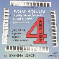 Picture of CD of early Classical piano works played on square pianos of the period by Joanna Leach