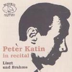 Picture of CD of piano music by Liszt and Brahms played by Peter Katin.