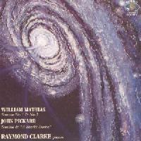 Picture of CD of piano music by William Mathias and John Pickard, played by Raymond Clarke