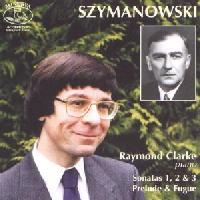 Picture of CD of piano music by Szymanowski played by Raymond Clarke