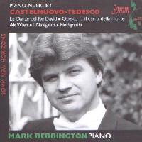 Picture of CD of piano music by Mario Castelnuovo-Tedesco, played by Mark Bebbington