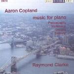 Picture of CD of piano music by Aaron Copland, performed by Raymond Clarke