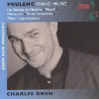 Picture of CD of piano music by Francois Poulenc performed by Charles Owen