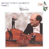 Picture of CD of quartet music by Mozart performed by the Coull Quartet