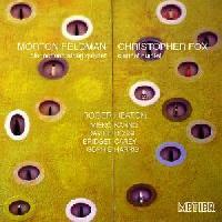 Picture of CD of music for clarinet and string quartet by Morton Feldman and Christopher Fox performed by Roger Heaton (clarinet) Artist: Roger Heaton, Davide Rossi, Bridget Carey, Sophie Harris, Christopher Fox and Mieko Kanno