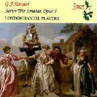 Picture of CD of chamber sonatas by G. F. Handel. Including Trio Sonatas for flute and continuo Artist: London Handel Players