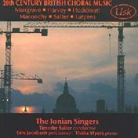 Picture of CD of 20th and 21st century British choral music performed by the Ionian Singers, conducted by Timothy Salter Artist: Erik Jacobsen, Ionian Singers and Thalia Myers