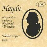 Picture of CD of piano music by Haydn performed by Thalia Myers