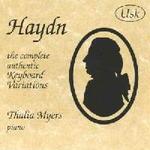 Picture of CD of piano music by Haydn performed by Thalia Myers