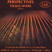 Picture of CD of contemporary British music for solo piano performed by Thalia Myers