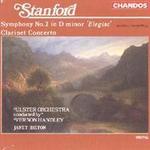 Picture of CD of the Clarinet Concerto by Stanford performed by Janet Hilton and the Ulster Orchestra conducted by Vernon Handley.