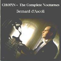 Picture of CD of piano music by Chopin performed by Bernard D'Ascoli