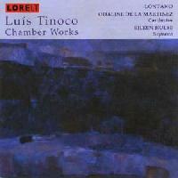 Picture of CD of music for chamber ensemble including voice by Luís Tinoco, performed by Lontano,conductor Odaline de la Martinez