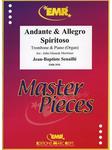 Picture of Sheet music  for trombone (bc/tc); piano or organ. Sheet music for tenor trombone (bass clef or treble clef)  and piano or organ by Jean-Baptiste Senallié