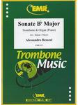 Picture of Sheet music for alto or tenor trombone and piano or organ by Alessandro Besozzi