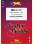 Picture of Sheet music for bass trombone and piano by Johann Sebastian Bach
