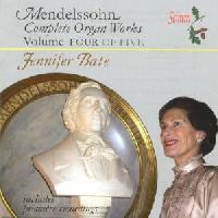 Picture of CD of organ music by Mendelssohn, performed by Jennifer Bate