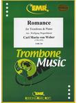 Picture of Sheet music for tenor trombone and piano by Carl Maria von Weber