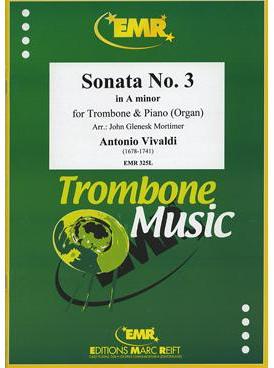 Picture of Sheet music for tenor trombone and piano or organ by Antonio Vivaldi