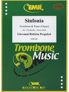 Picture of Sheet music for tenor trombone and piano or organ by Giovanni Pergolesi