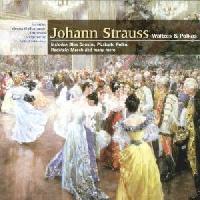 Picture of CD of the ever-youthful music of Johann Strauss performed here by the famous Vienna Philharmonic Orchestra, conducted by Willi Boskovsky.