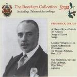 Picture of CD of Sir Thomas Beecham conducting London Philharmonic and Royal Philharmonic Orchestras in works by Frederick Delius, digitally remastered from original 78s recorded in the 1930s and 1940s.