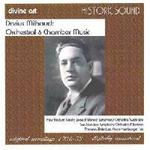 Picture of CD of orchestral and chamber music by Darius Milhaud, performed by Paul Badura-Skoda (piano), with the Vienna Symphony Orchestra (Swoboda), and the San Francisco Symphony Orchestra (Monteux)
