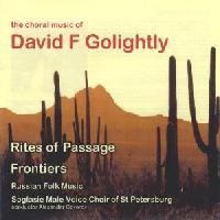 Picture of CD of choral music by David Golightly performed by the Soglasie Male Voice Choir of St Petersburg