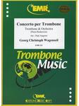 Picture of Sheet music for alto trombone or tenor trombone and piano by Georg Wagenseil