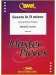 Picture of Sheet music for tuba and piano or organ by Michel Corrette